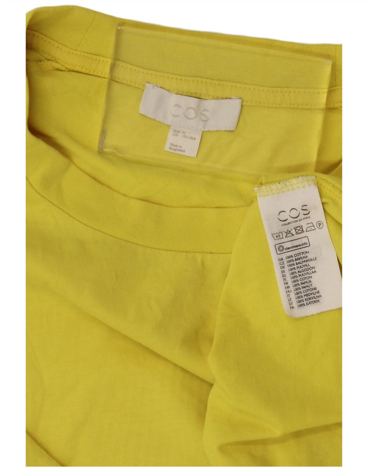 Cos camiseta para hombre Top medio algodón amarillo