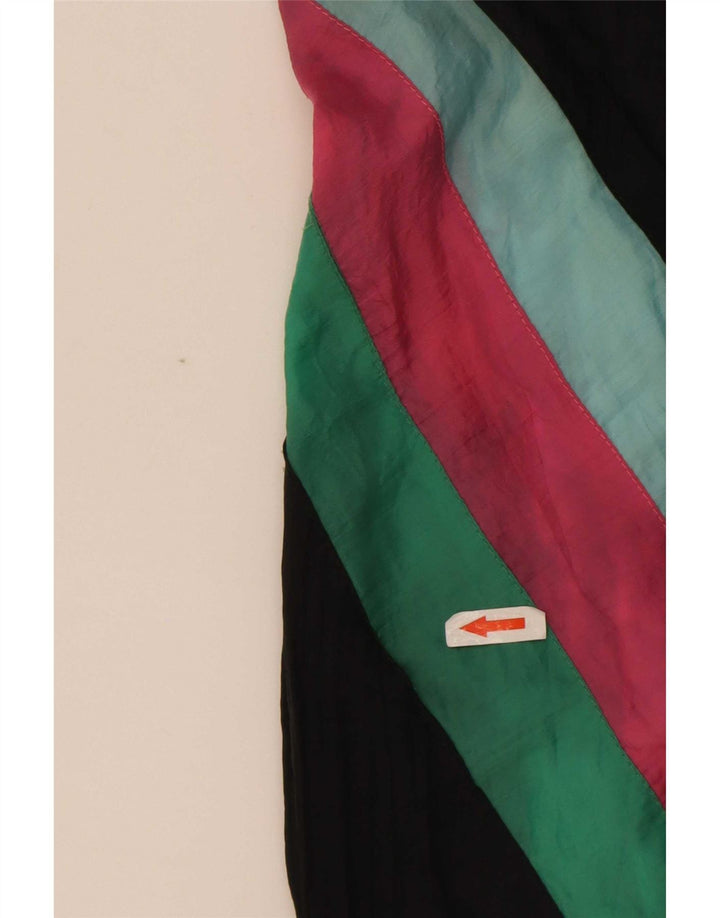 Creation Chaqueta de chándal para hombre XL Negro Colorblock Poliamida