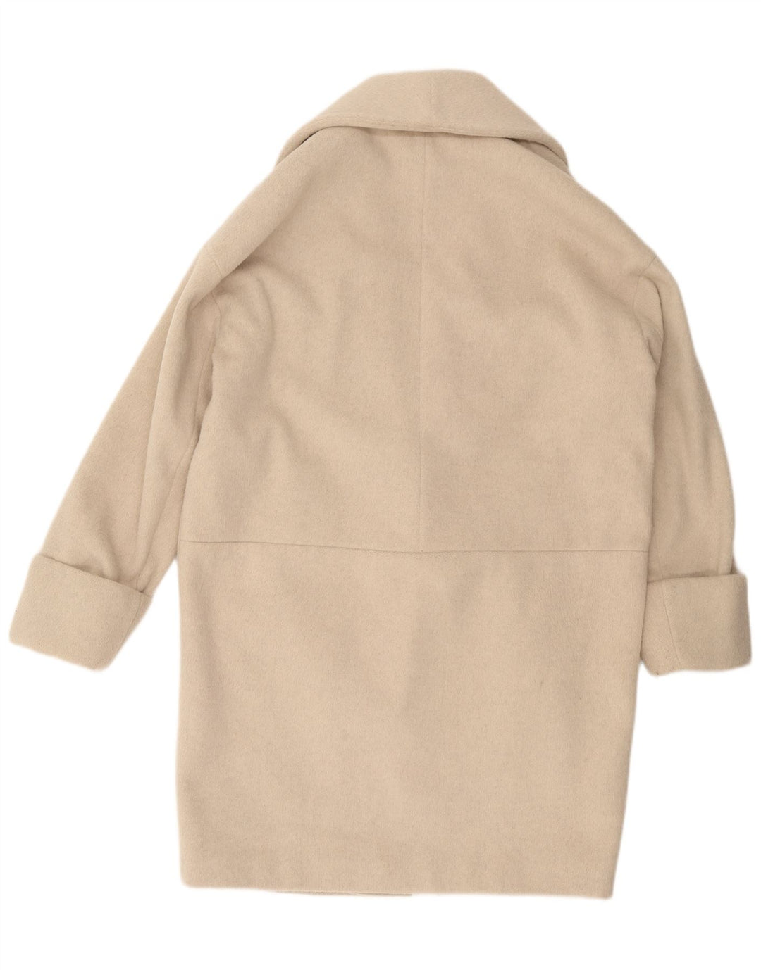 MINT VELVET Abrigo extragrande para mujer UK 6 XS Beige Poliéster