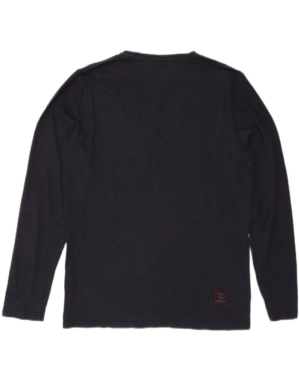 NAPAPIJRI Hombre Geographic Graphic Top Manga Larga XL Azul Marino