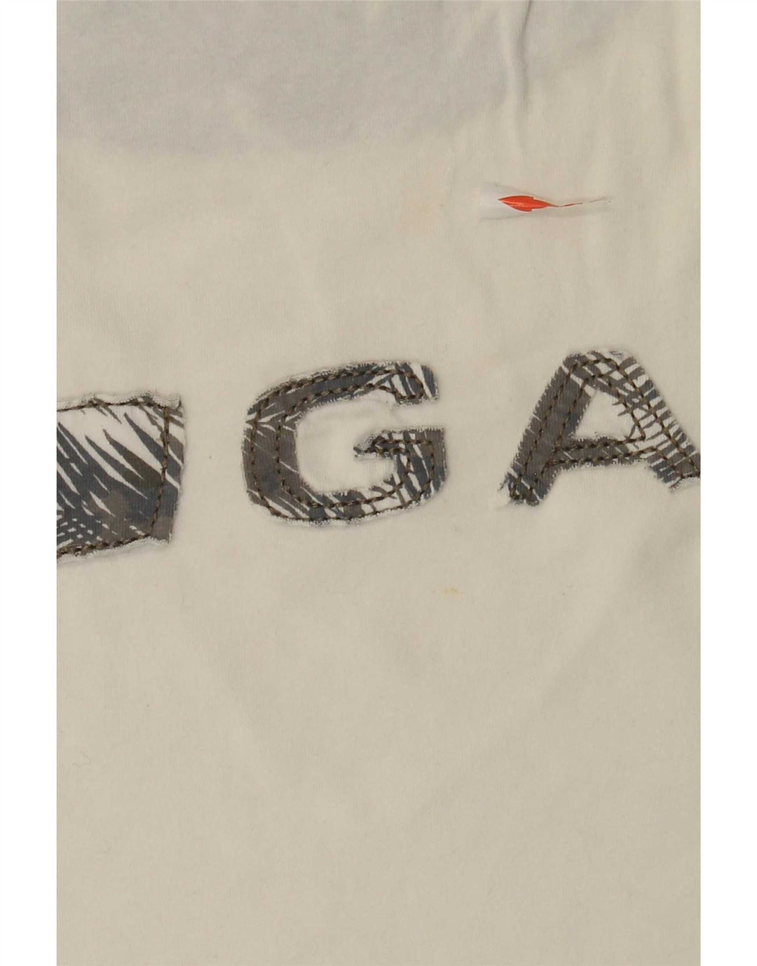 Gas - Camiseta gráfica para hombre, talla grande, algodón blanco
