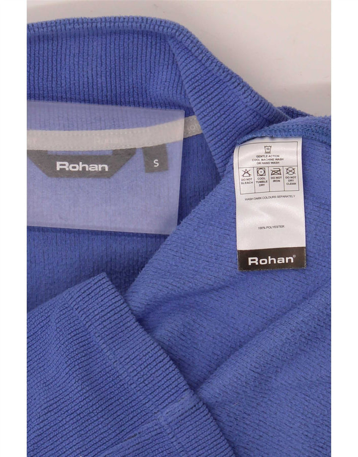 Rohan Chaqueta polar extragrande para mujer UK 10 Small Poliéster azul