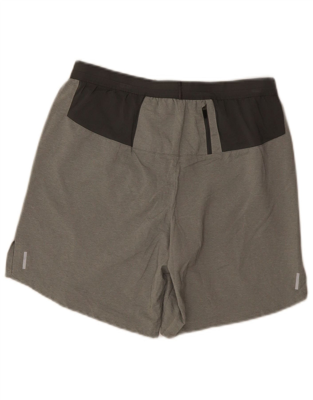 Nike - Pantalones cortos deportivos Dri Fit para mujer, talla 10, poliéster gris pequeño