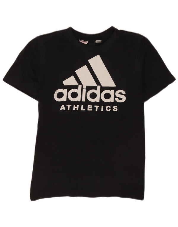 Adidas Camiseta gráfica para mujer Top UK 8 Small Azul marino Deportes