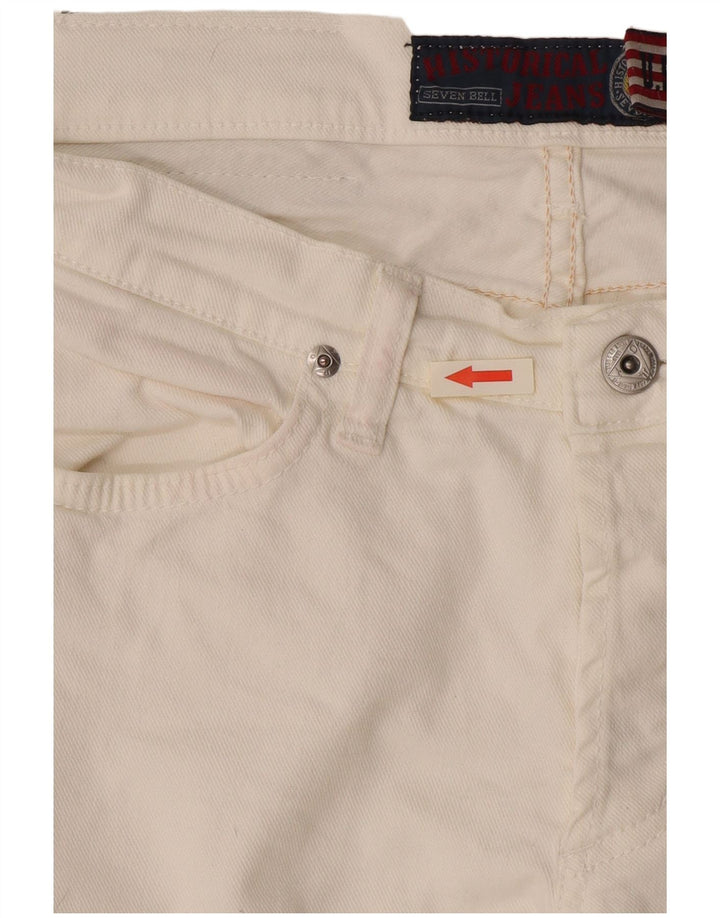 Roy Rogers Vaqueros ajustados bajos para mujer W30 L32 Blanco