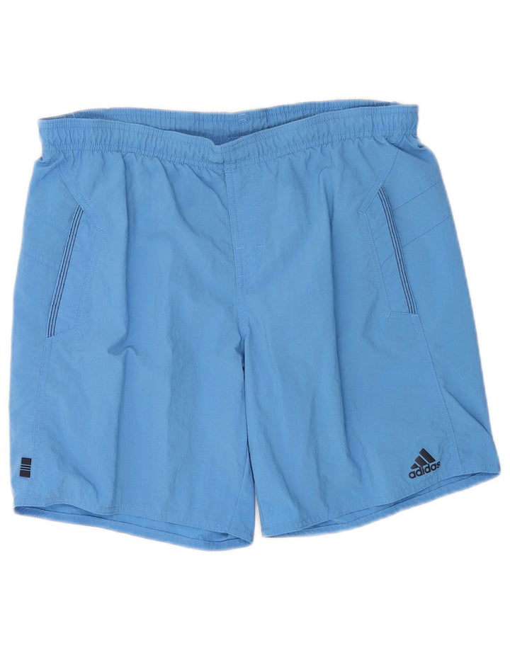 Pantalón Corto Adidas Hombre Sport Azul Medio Poliamida
