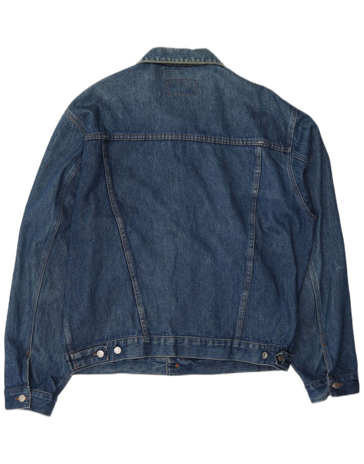 Carrera Chaqueta vaquera para hombre UK 44 2XL Algodón azul