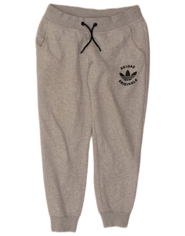 Adidas Pantalones de chándal para mujer Joggers UK 12 Medium Grey Flecked Sports