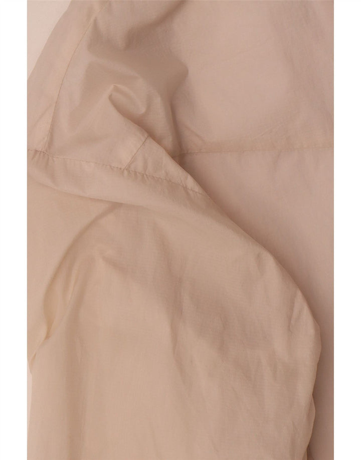 Puma Chaqueta impermeable extragrande con capucha para mujer UK 6 XS Off White Nylon