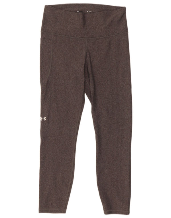 Under Armour Leggings cortos para mujer UK 42 Gris medio