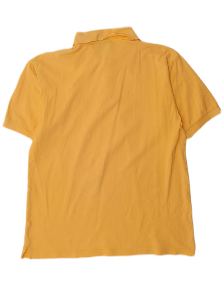 Polo Asics Hombre Algodón Amarillo Medio