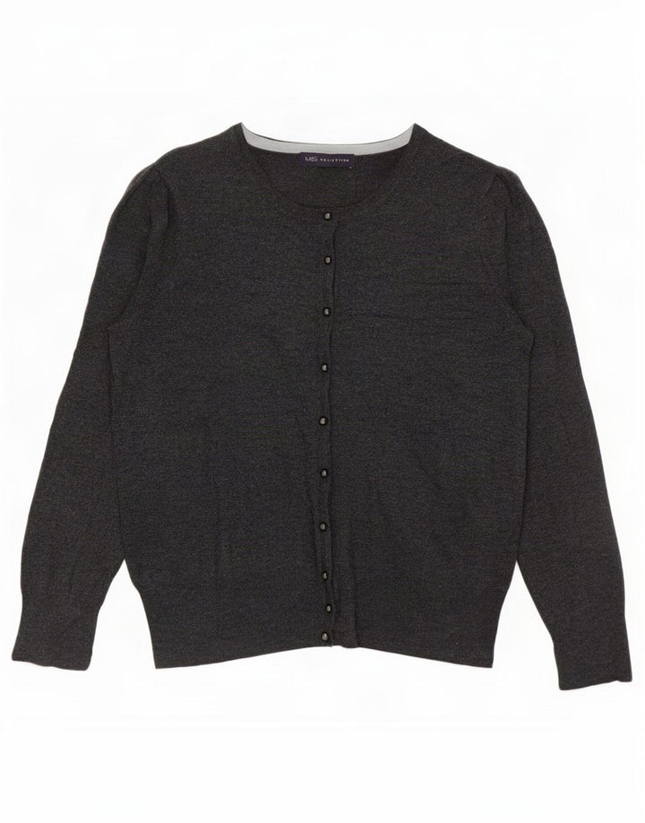 Marks & Spencer - Cárdigan para mujer, talla 40, viscosa gris medio