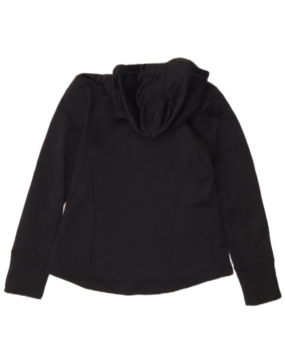 FILA Sudadera con capucha y cremallera para mujer UK 10 Small Poliéster negro