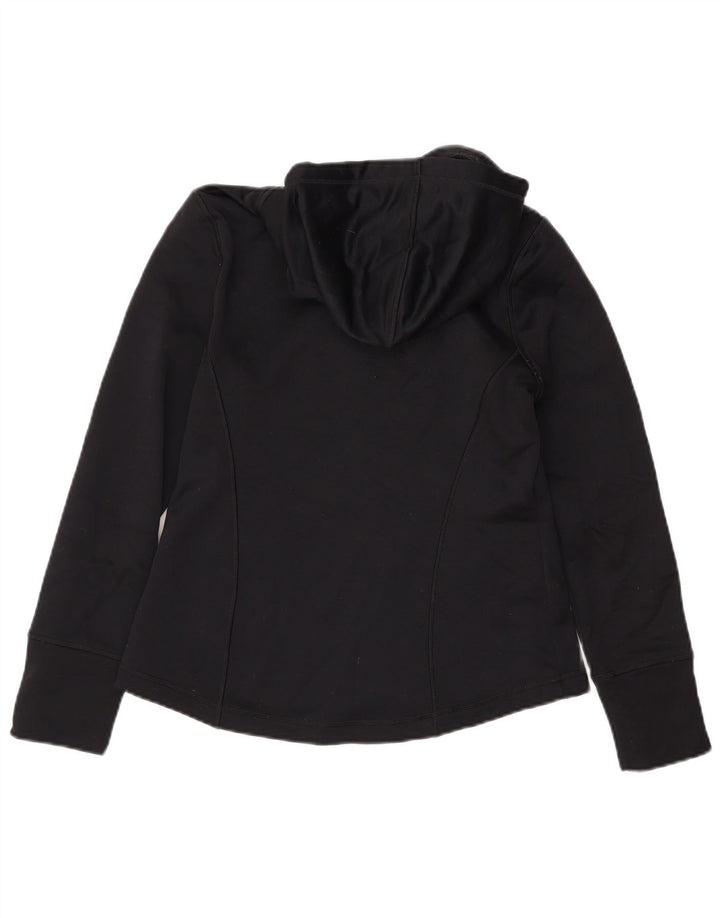 FILA Sudadera con capucha y cremallera para mujer UK 10 Small Poliéster negro