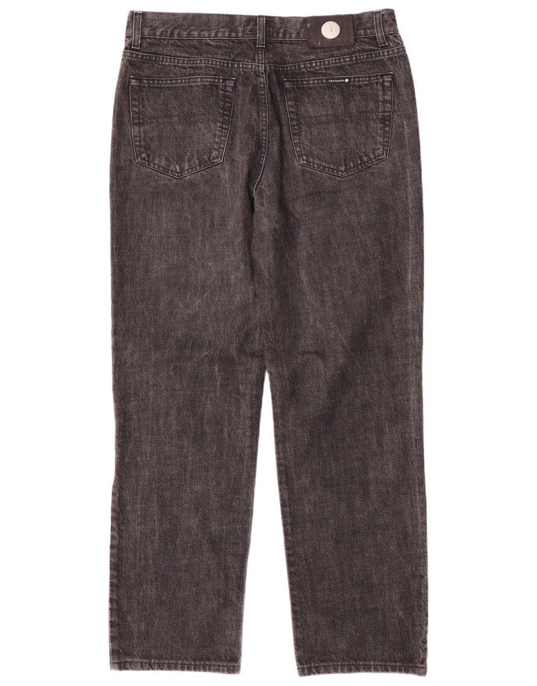 Vaqueros Trussardi Hombre Rectos W36 L32 Gris Algodón