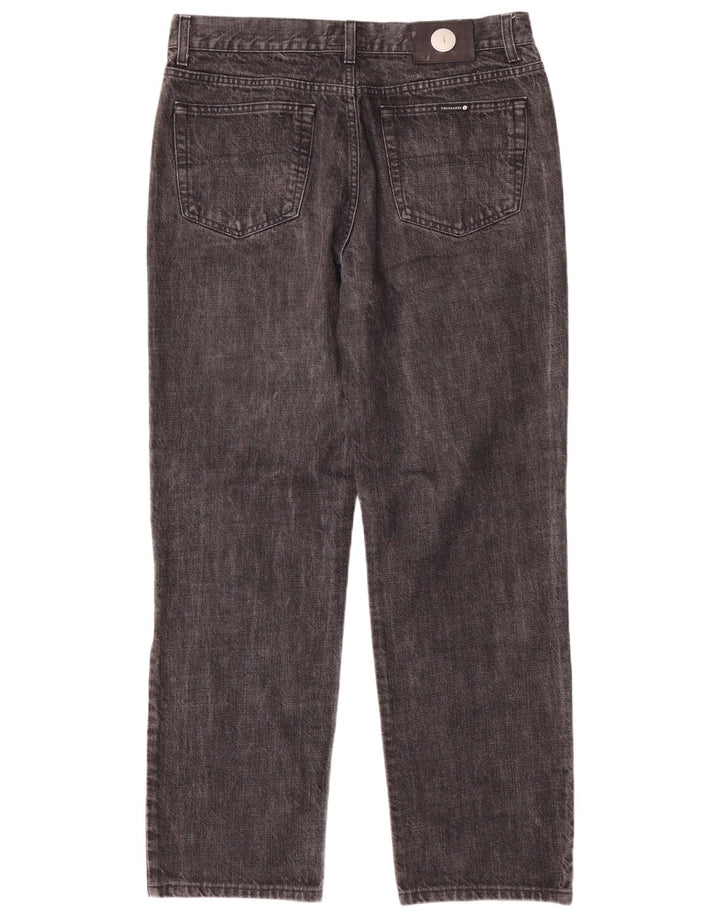 Vaqueros Trussardi Hombre Rectos W36 L32 Gris Algodón