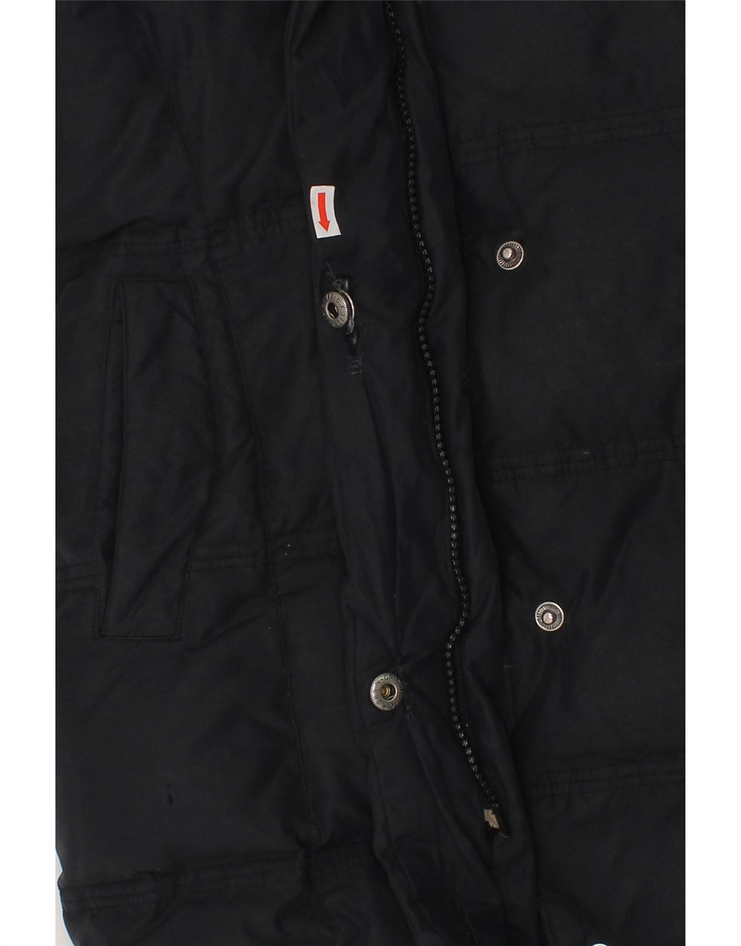 WOOLRICH Girls Hooded Padded Coat 5-6 Years Black Vintage Woolrich and Second-Hand Woolrich from Messina Hembry 