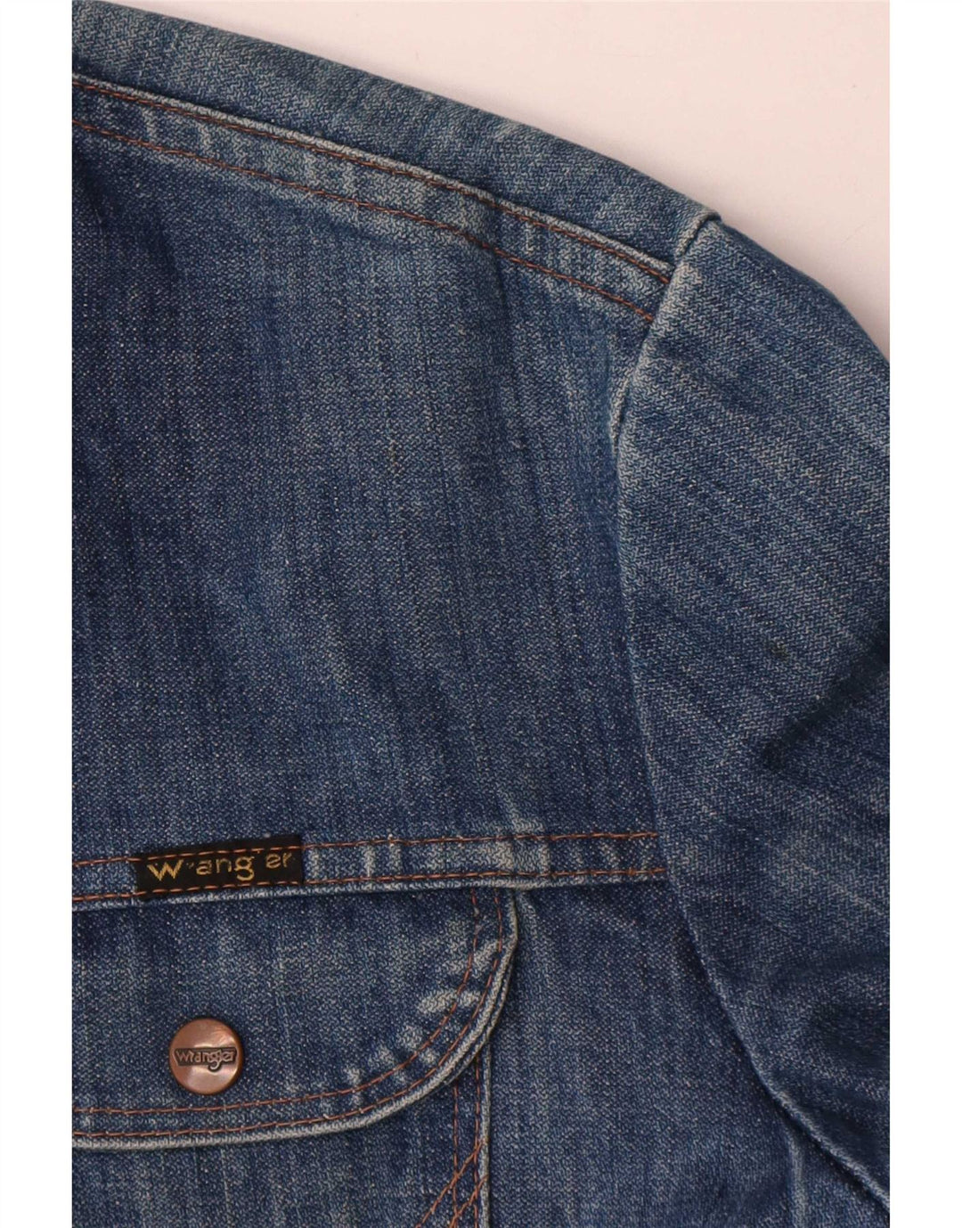 Wrangler Chaqueta vaquera para hombre UK 38 Azul medio