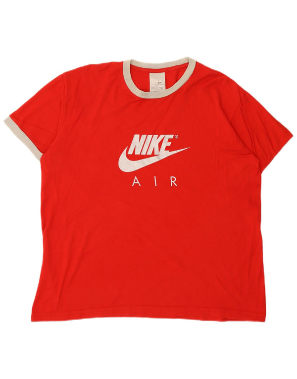 Nike Camiseta gráfica para hombre Top XL Algodón rojo