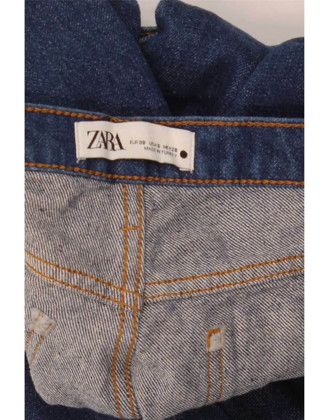 ZARA Vaqueros Bootcut Mujer EU 38 Small W28 L34 Azul