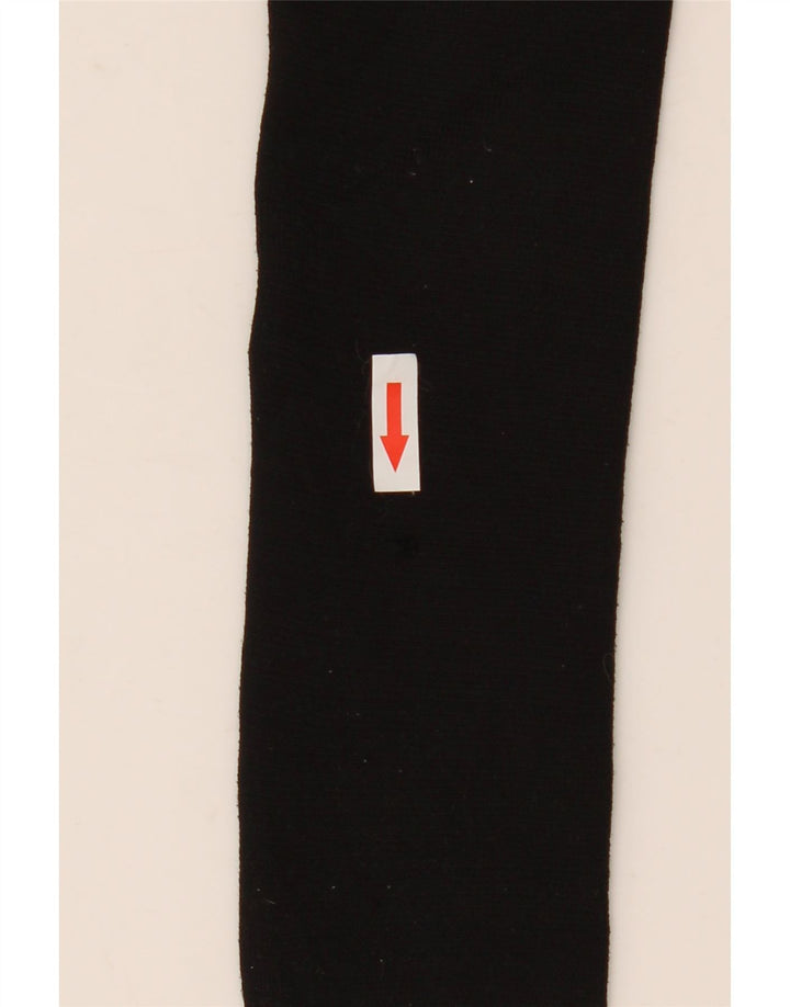 Zara Mujer Crop Top Manga Larga UK 8 Small Negro