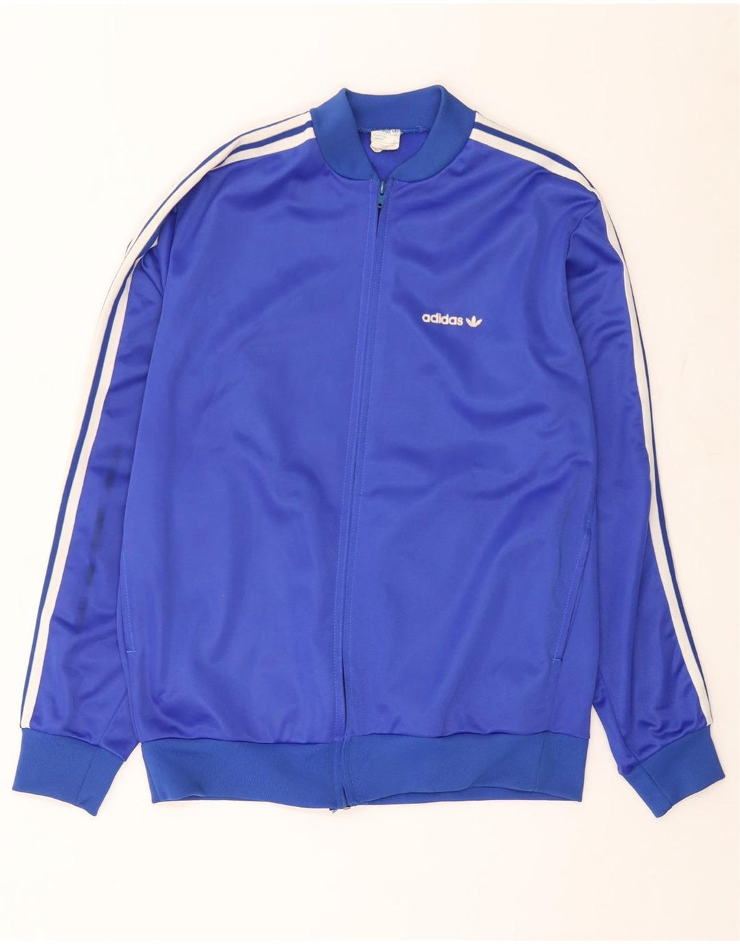 Adidas Hombre Chándal Top Chaqueta Grande Azul Poliéster