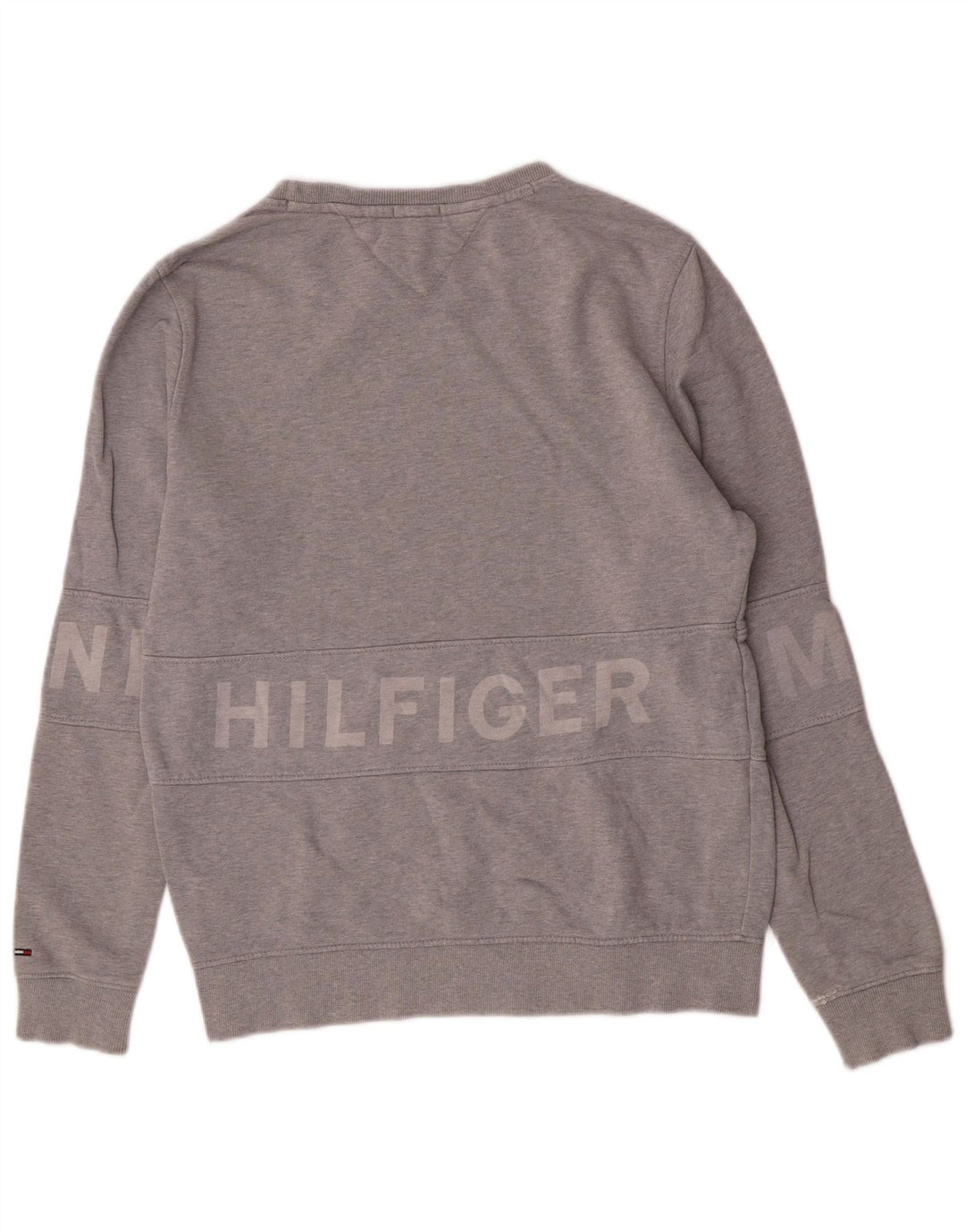 Tommy Hilfiger Sudadera Gráfica para Hombre Jumper Large Gris Algodón
