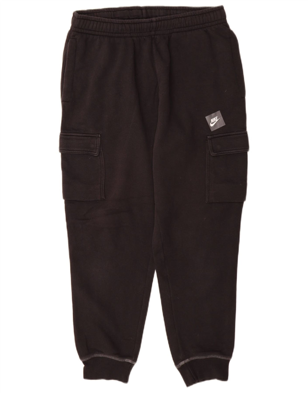 Nike Pantalones De Chándal Cargo Graphic Joggers De Algodón Negro Mediano
