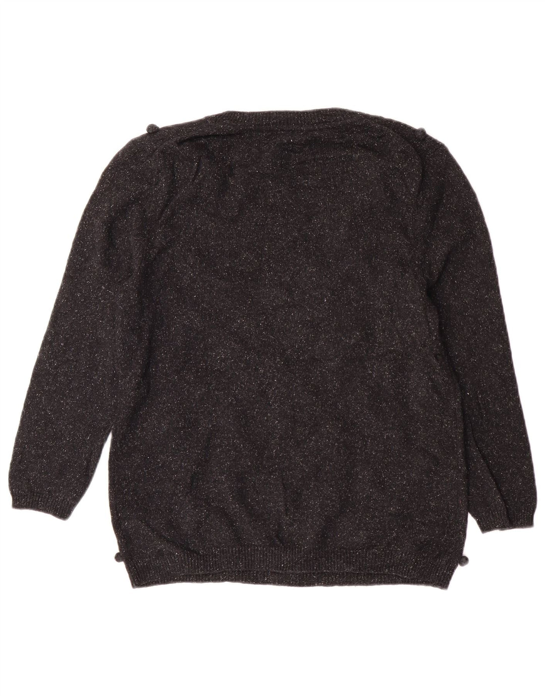 Hobbs Suéter con Cuello Barco para Mujer UK 14 Medium Black Wool Classic