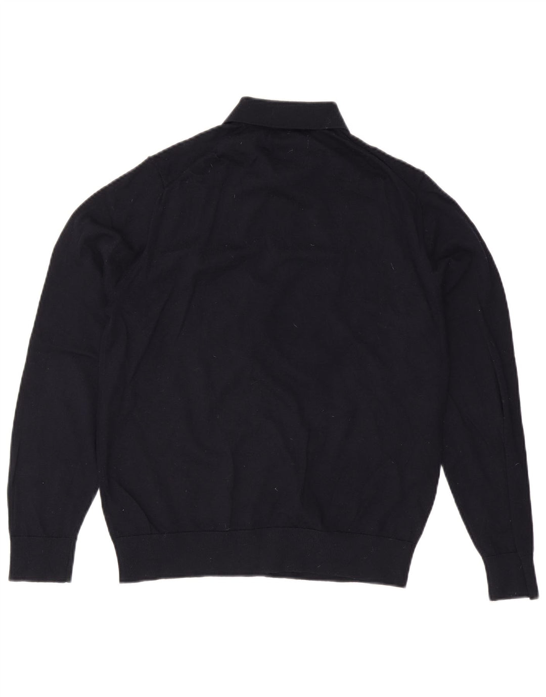 Marks & Spencer - Jersey con cuello tipo polo para hombre, talla grande, color azul marino