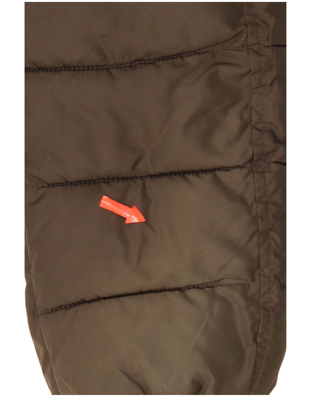 Champion Chaqueta acolchada con capucha para hombre UK 38 Medium Caqui Poliéster