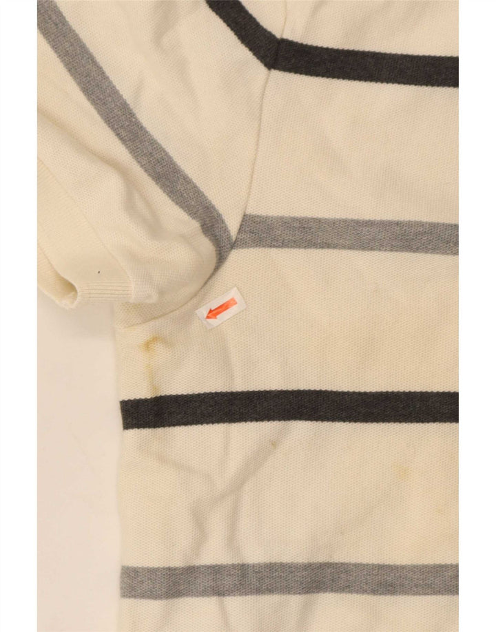 Polo Nike Hombre De Algodón A Rayas Blanco Mediano