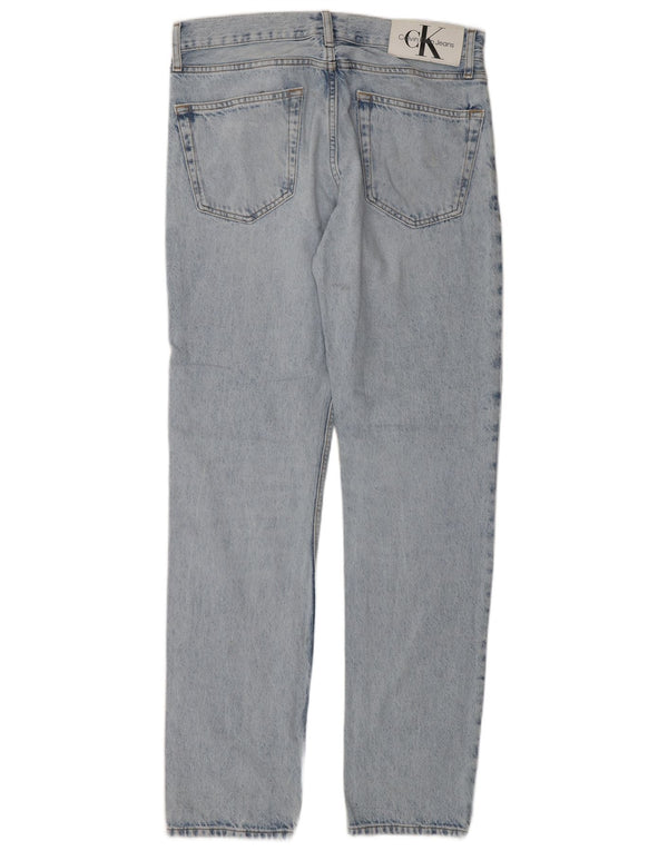 Calvin Klein Jeans rectos para hombre W29 L32 Algodón azul