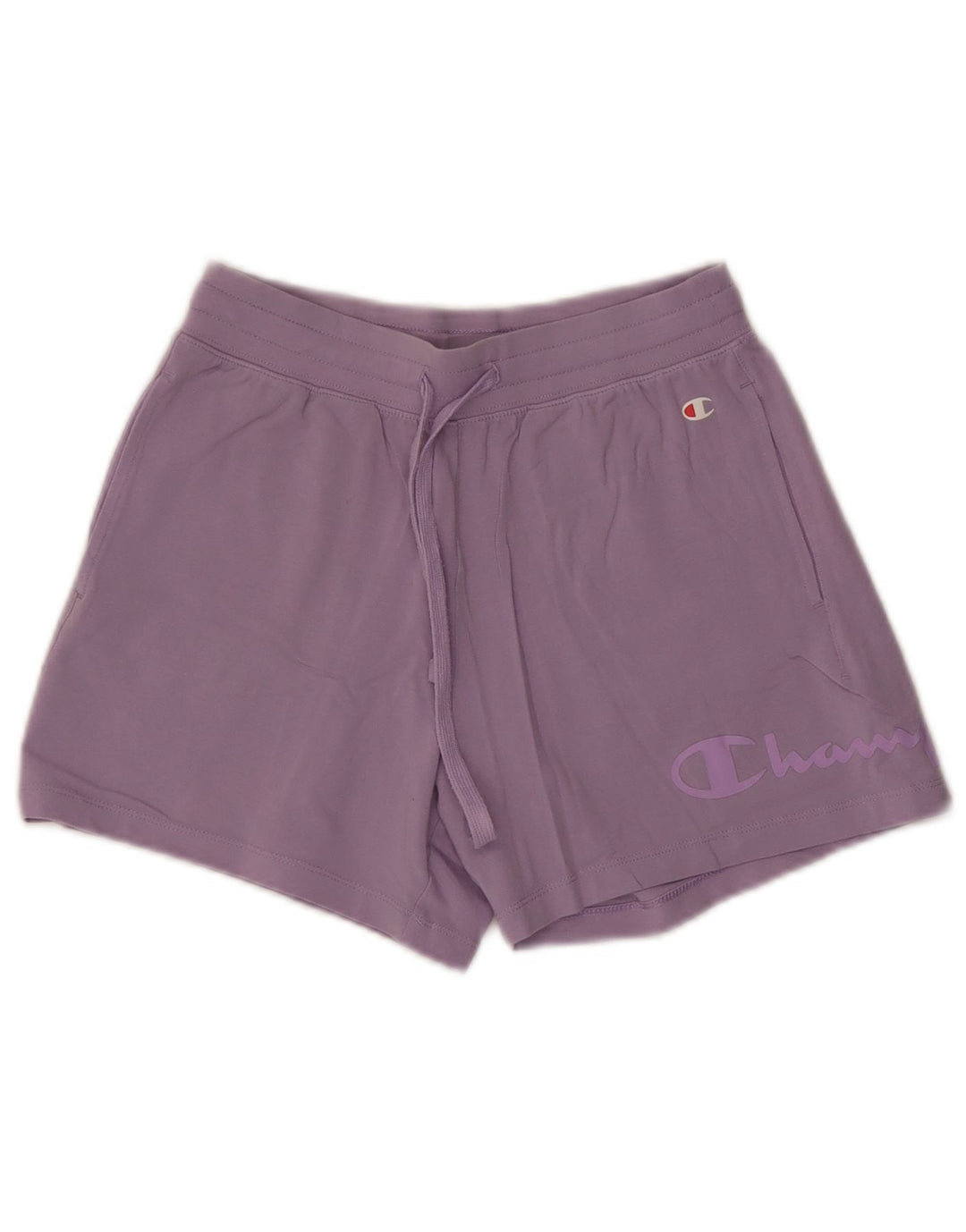 CHAMPION Pantalones cortos deportivos gráficos para mujer UK 4 XS Algodón morado