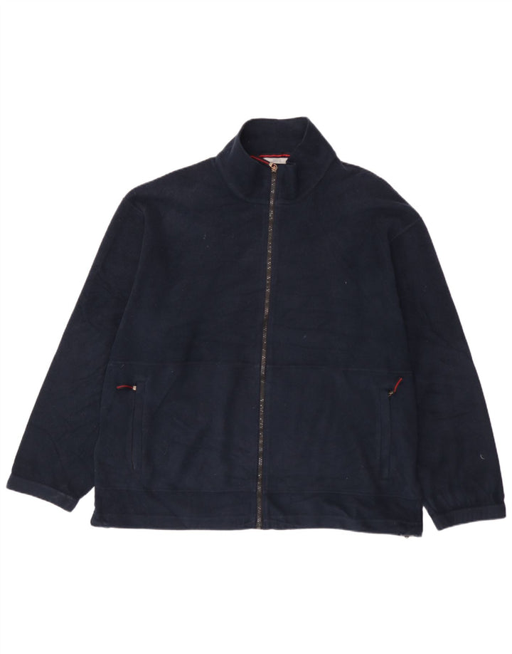 Marks & Spencer Chaqueta polar para hombre UK 42 XL Poliéster azul marino