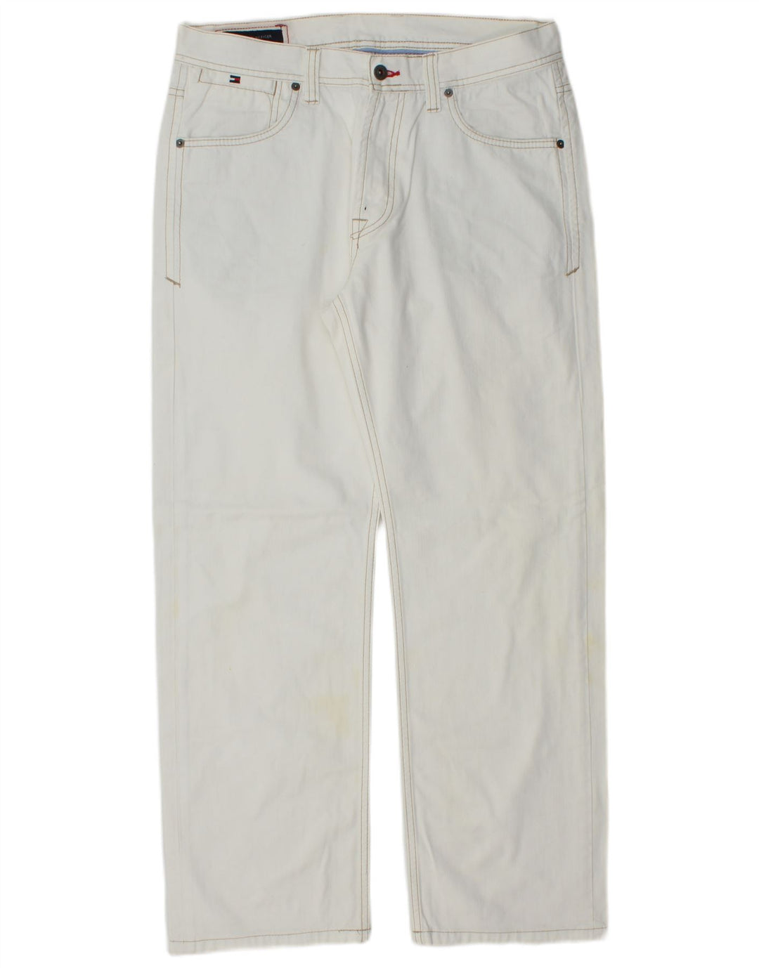 TOMMY HILFIGER Vaqueros rectos para hombre W34 L29 Algodón azul