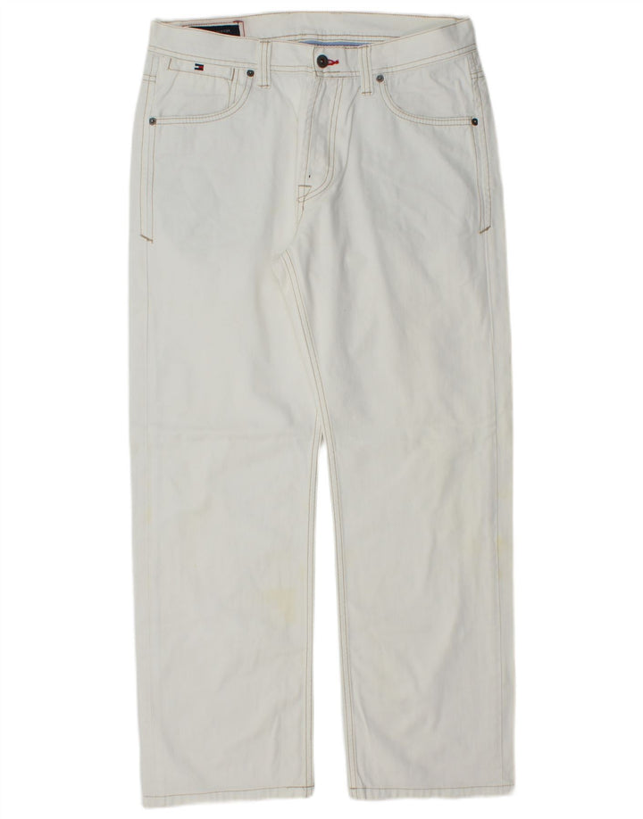 TOMMY HILFIGER Vaqueros rectos para hombre W34 L29 Algodón azul