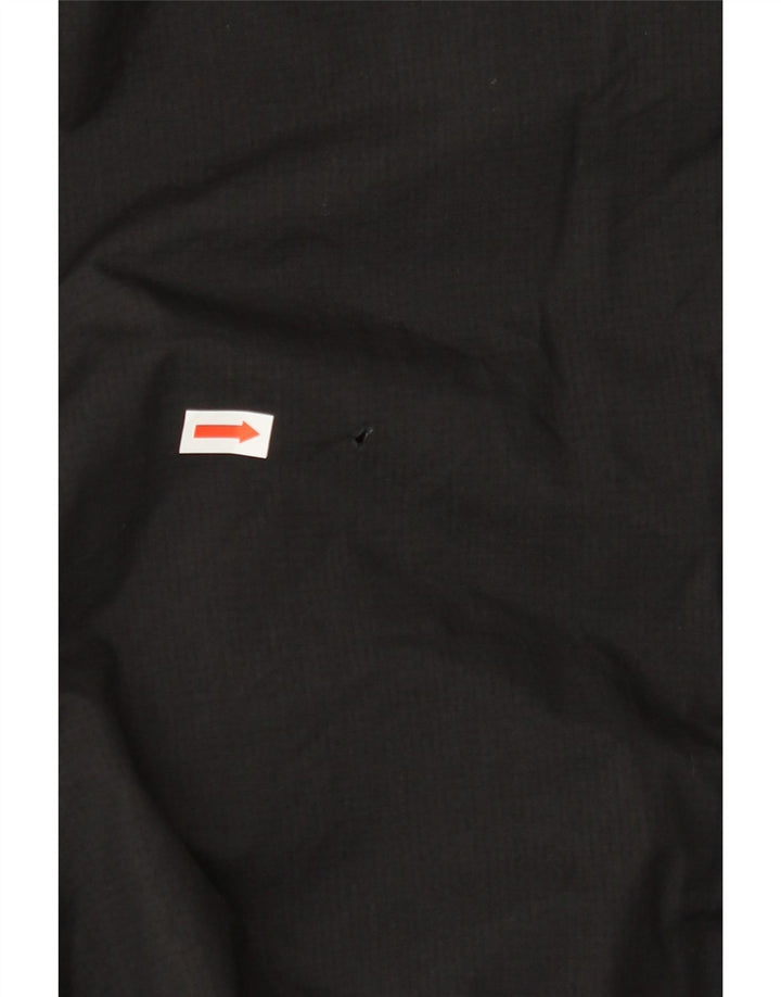 SUPERDRY Chaqueta cortavientos con capucha para hombre, talla 40, color negro