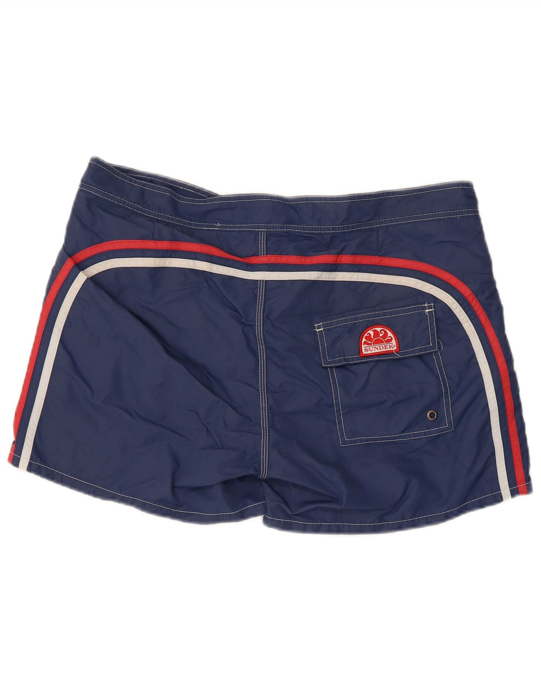 Sundek Bañador para hombre, talla grande, nailon azul marino