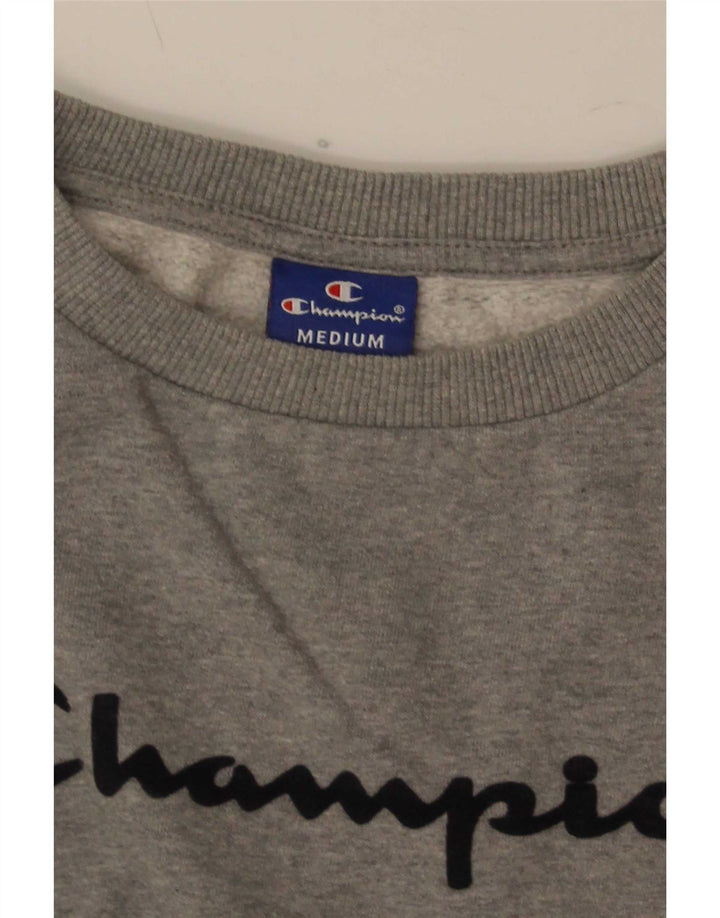 Champion Sudadera Gráfica Jumper Gris Medio Moteado