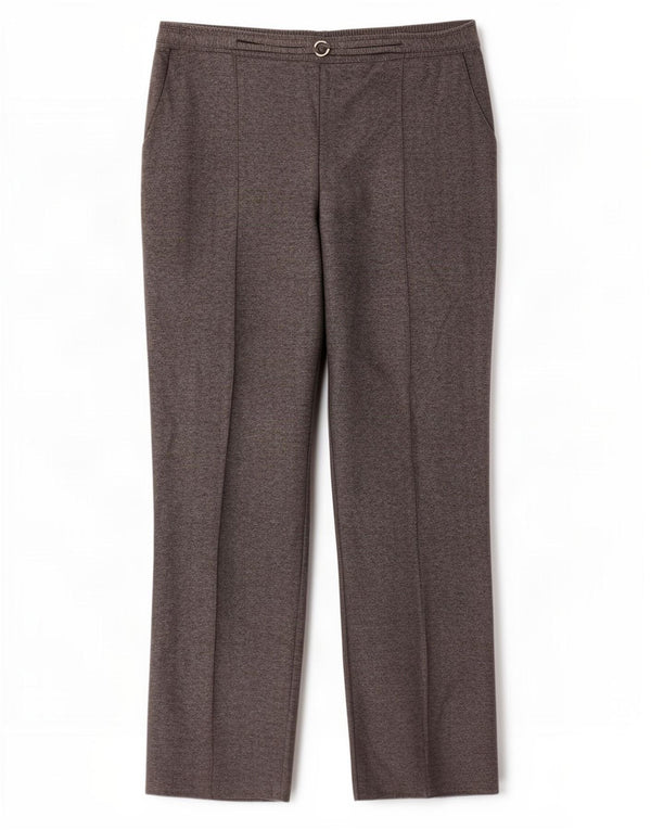 Marks & Spencer Pantalones Chinos para Mujer UK 40 Large W34 L28 Gris Moteado
