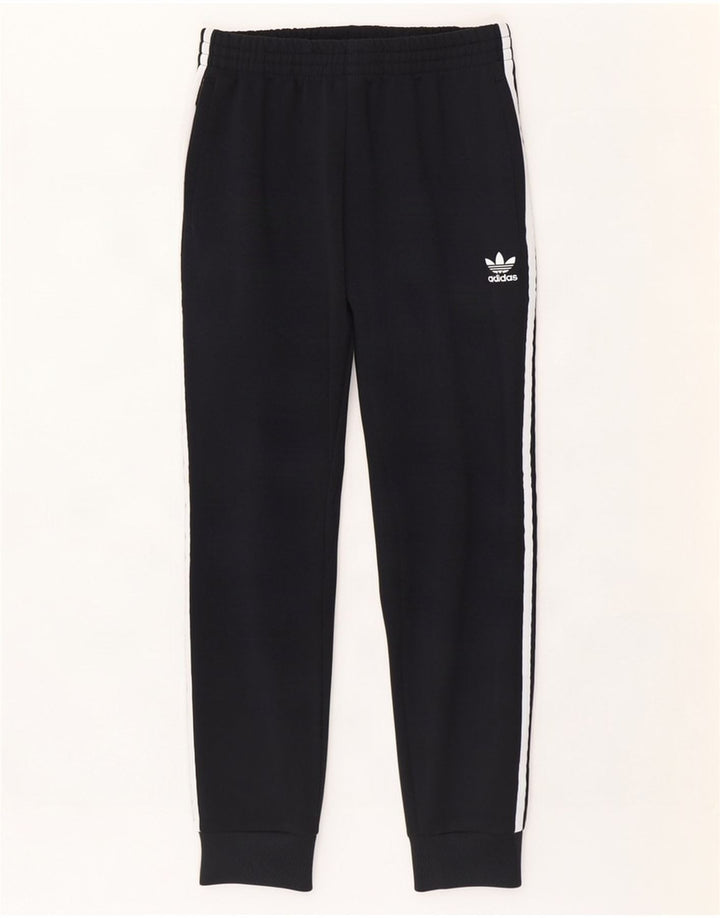 Adidas Hombre Pantalones De Chándal Joggers Medium Negro Poliéster