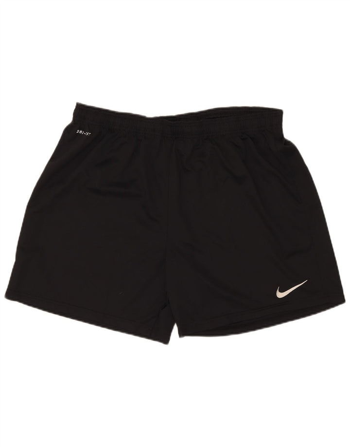 Nike Pantalones cortos deportivos Dri Fit para hombre XL Poliéster negro