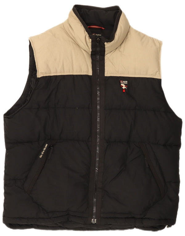 Chaleco acolchado para hombre Cape Horn UK 42 XL Bloque de color negro