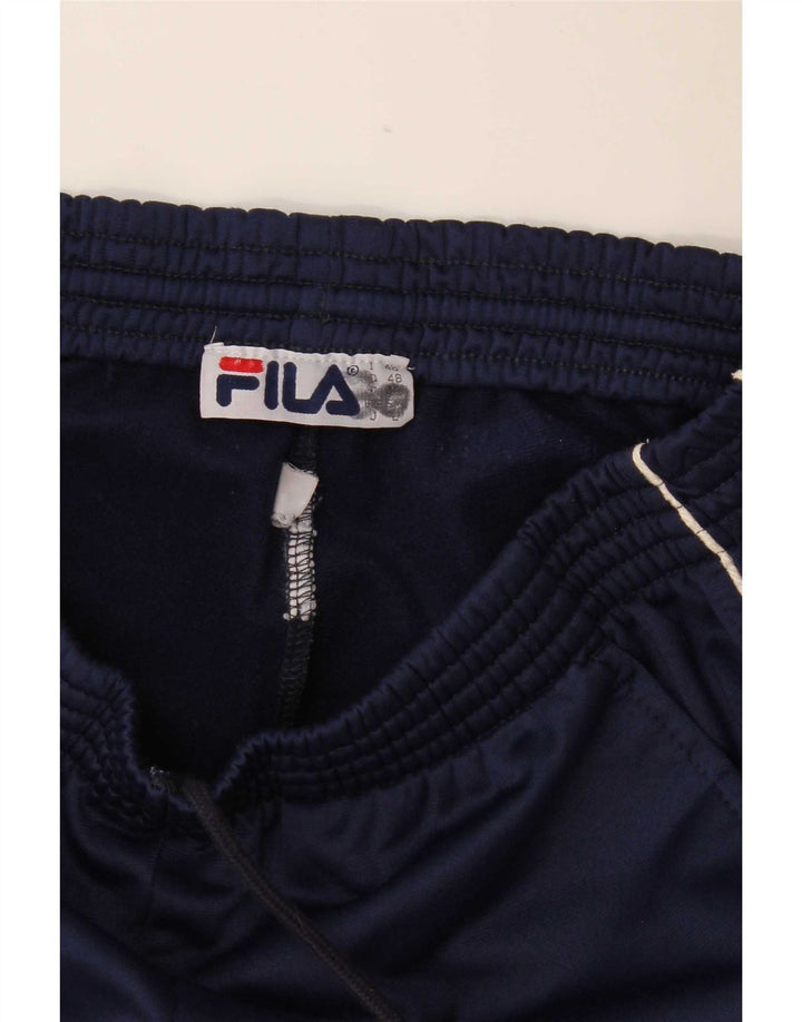 Fila Hombre Pantalones De Chándal Pequeño Azul Marino