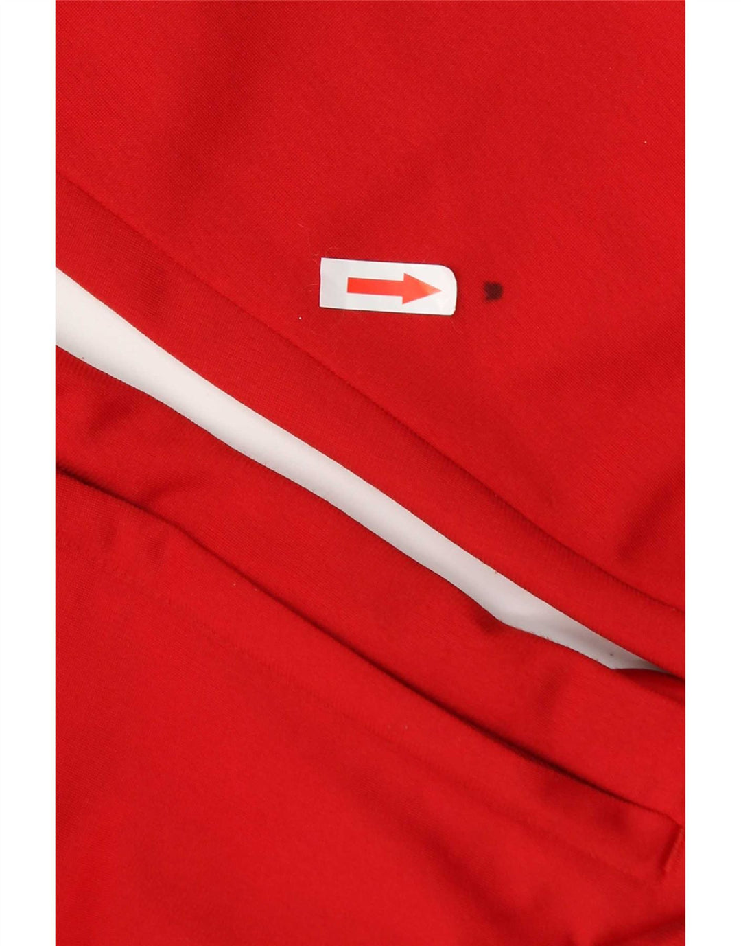 Adidas Hombre Chándal Top Chaqueta Pequeña Rojo Poliéster