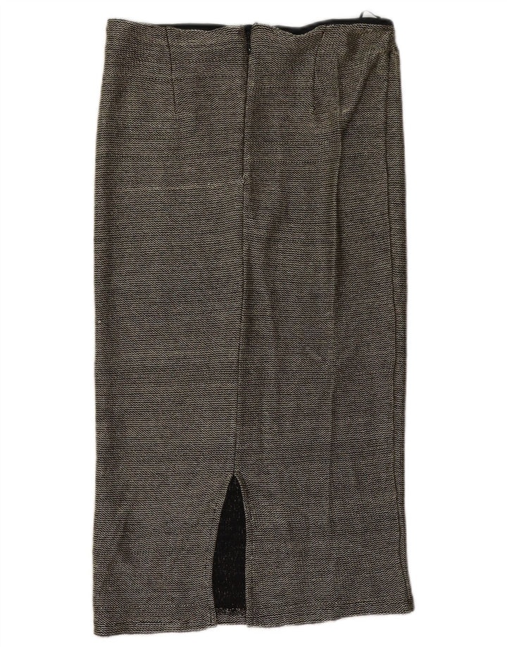 Topshop Falda midi para mujer UK 12 Medium W32 Poliéster negro