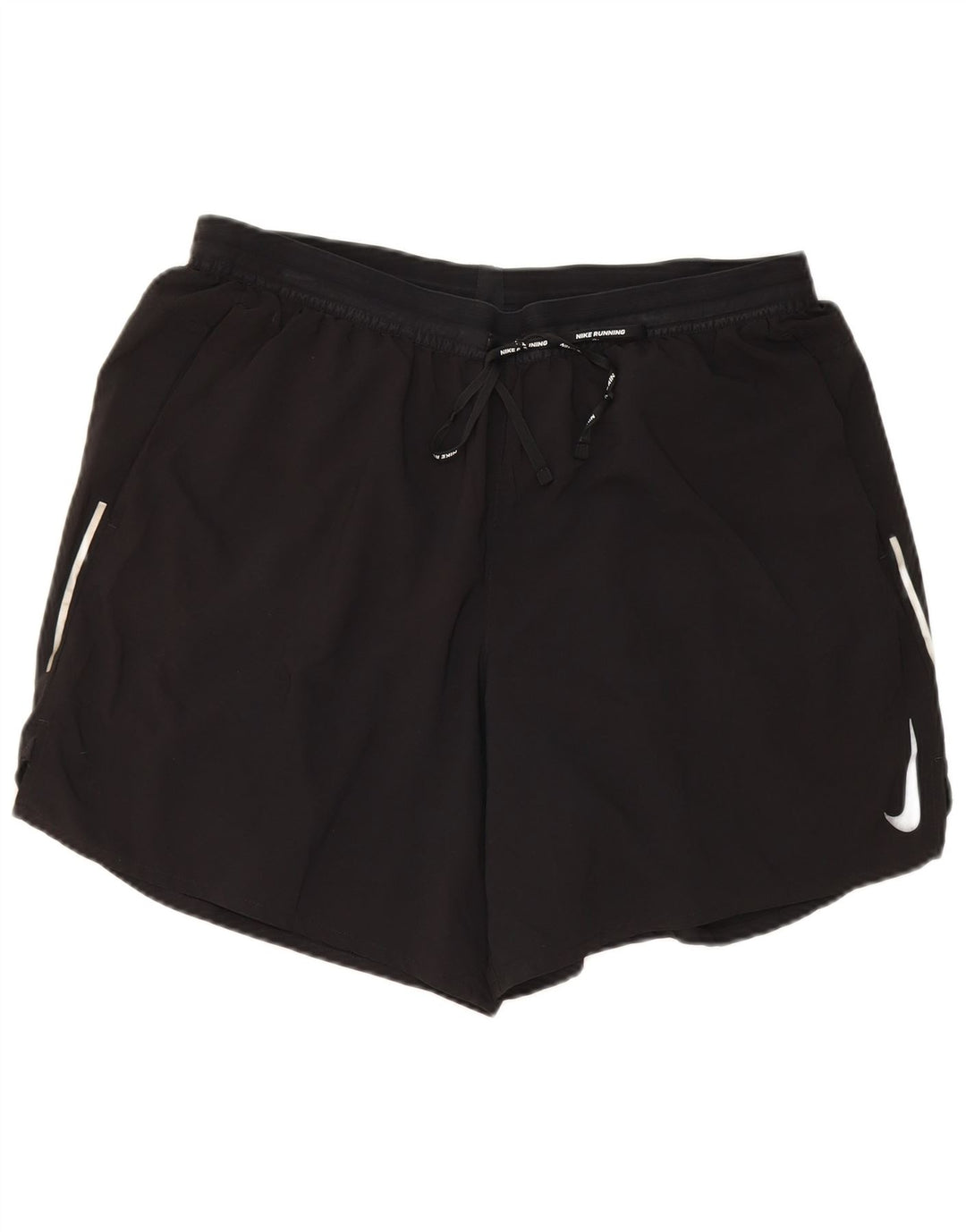 Nike - Pantalones cortos deportivos Dri Fit para hombre, talla 2XL, poliéster negro