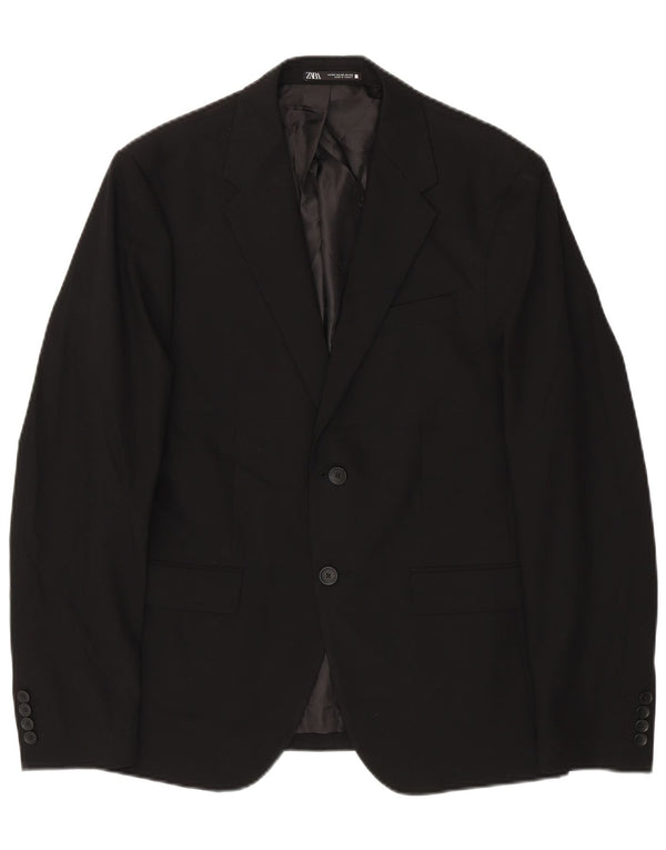 Zara Chaqueta tipo blazer de 2 botones para hombre EU 50 Medium Black