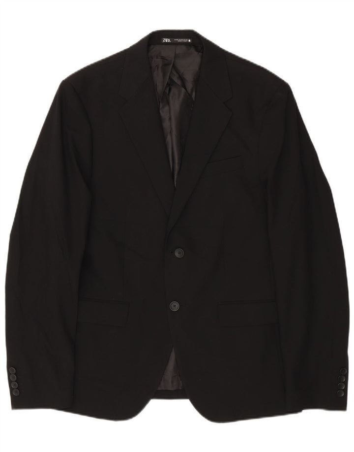 Zara Chaqueta tipo blazer de 2 botones para hombre EU 50 Medium Black